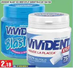 Immenso Cash Vivident xylitol offerta