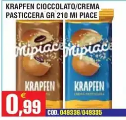 Immenso Cash Krapfen cioccolato/crema pasticcera offerta