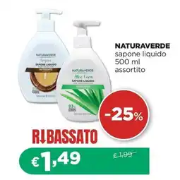 La Saponeria Naturaverde sapone liquido offerta