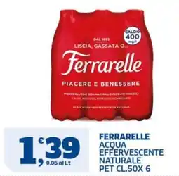 Ok Sigma Ferrarelle acqua effervescente naturale offerta
