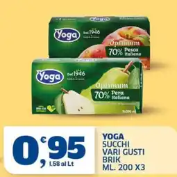 Ok Sigma Yoga succhi vari gusti offerta