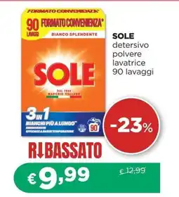 La Saponeria Sole detersivo polvere lavatrice offerta