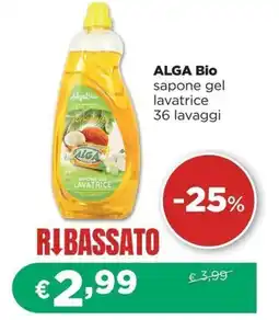 La Saponeria ALGA Bio sapone gel lavatrice offerta