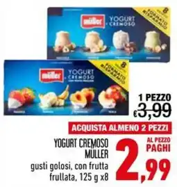 Spesa Facile Conad Yogurt cremoso Müller offerta
