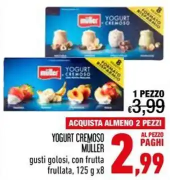 Yogurt cremoso Müller