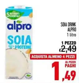 Spesa Facile Conad Soia drink Alpro offerta