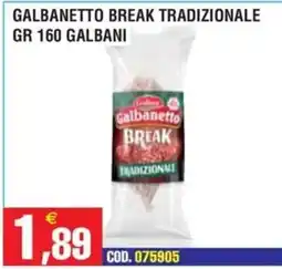 Immenso Cash Galbanetto break tradizionale offerta