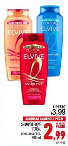 Spesa Facile Conad Shampoo Elvive L'Oréal offerta