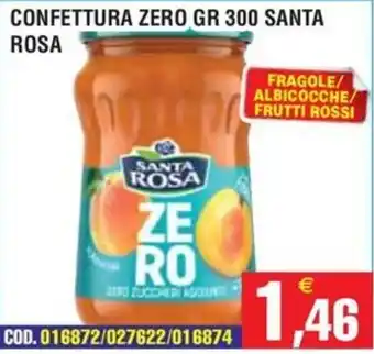 Immenso Cash Confettura zero gr santa rosa offerta