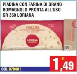 Immenso Cash Piadina Lorian offerta