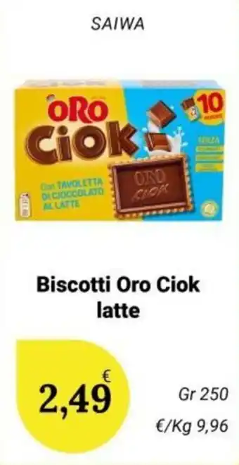 Biscotti Oro Ciok latte