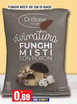 Immenso Cash Di Biase funghi vivimatura funghi misti con porcini offerta