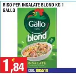 Immenso Cash Riso per insalate blond Gallo offerta