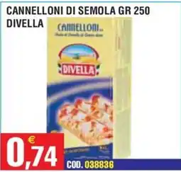 Immenso Cash Cannelloni di semola Divella offerta