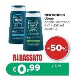 La Saponeria Neutromed Uomo doccia shampoo 4in1 offerta