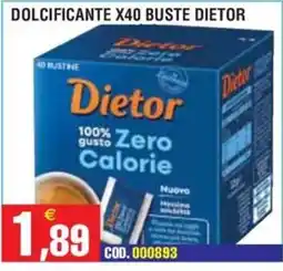 Immenso Cash Dolcificante Dietor offerta