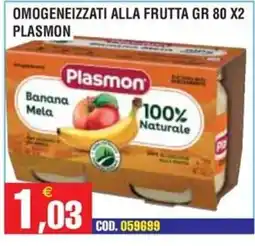 Immenso Cash Banana Mela Plasmon offerta