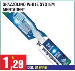 Immenso Cash Spazzolino white system Mentadent offerta