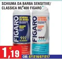 Immenso Cash Schiuma da barba Figaro offerta