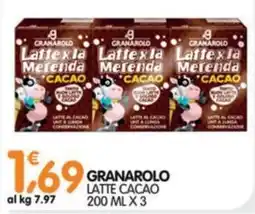 Le Delizie del Sud Granarolo latte cacao offerta