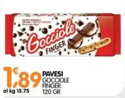 Le Delizie del Sud Pavesi Gocciolè Finger offerta