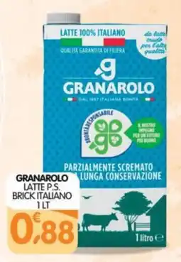 Le Delizie del Sud Granarolo latte p.s. brick italiano offerta