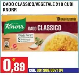 Immenso Cash Knorr Dado Classico offerta