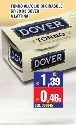 Immenso Cash Tonno all'olio di girasole Dover offerta