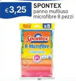 Sirene Blu Spontex panno multiuso microfibra offerta