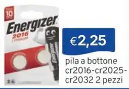 Sirene Blu Energizer pila a bottone offerta