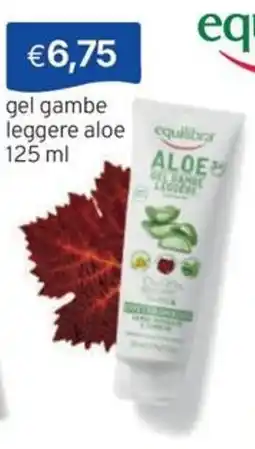 Sirene Blu gel gambe leggere aloe offerta