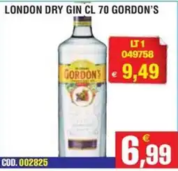 Immenso Cash London Dry Gin Gordon's offerta