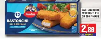 Immenso Cash Bastoncini di merluzzo Findus offerta