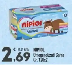 Punto é market NipiOL Omogeneizzati Carne offerta