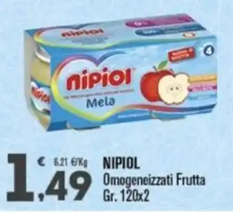 NipiOL Omogeneizzati Frutta