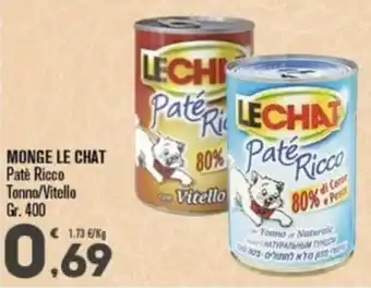 Monge Le Chat Paté Ricco