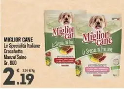 Punto é market Miglior cane Le Specialità Italiane Crocchette Manzo/Suino offerta