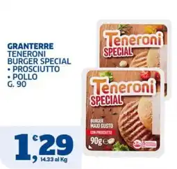 Ok Sigma Teneroni Burger Special offerta