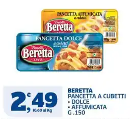 Ok Sigma Beretta pancetta a cubetti offerta