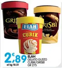 Le Delizie del Sud Elah gelato gusto cubik/grisbi offerta