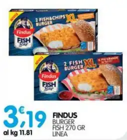 Le Delizie del Sud Findus Fish Bar Burger offerta