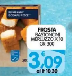 Le Delizie del Sud Frosta bastoncini merluzzo offerta