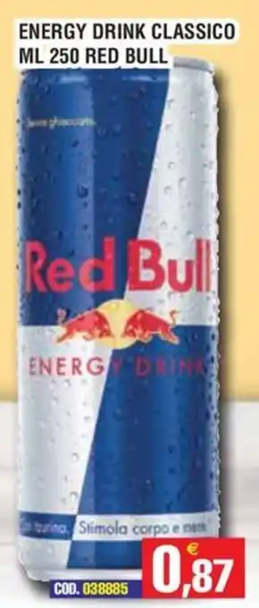 Immenso Cash Energy drink classico Red Bull offerta