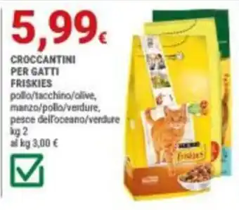 Crocchettini per gatti Friskies