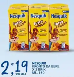 Ok Sigma Nesquik pronto da bere offerta