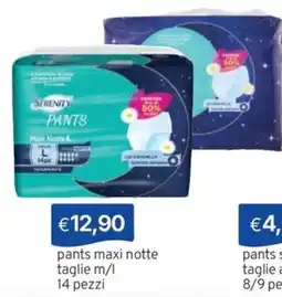 Sirene Blu Serenity pants maxi notte offerta