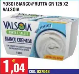Immenso Cash Yosoi bianco cremoso Valsoia offerta