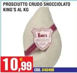Immenso Cash Prosciutto crudo snocciolato King's offerta