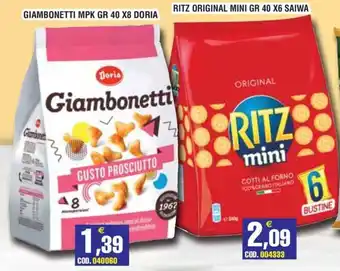 Immenso Cash Giambonetti Gusto Prosciutto Doria offerta