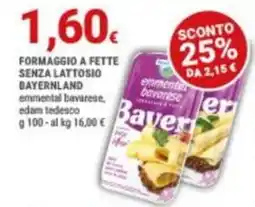 Doro Daily Formaggio a fette senza lattosio Bayernland offerta